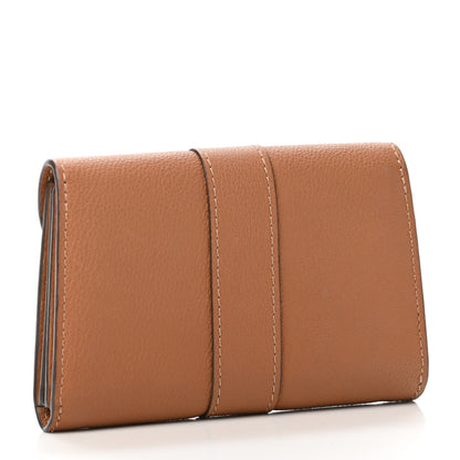 Delvaux Grained Calfskin Magic Brillant Card Holder Vegetal 2 of 4