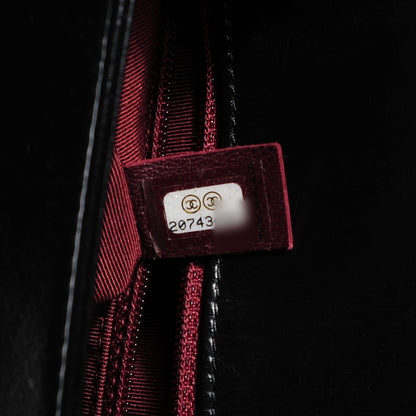 Chanel Glazed Calfskin Quilted Medium Coco Boy Flap Black 4 of 7