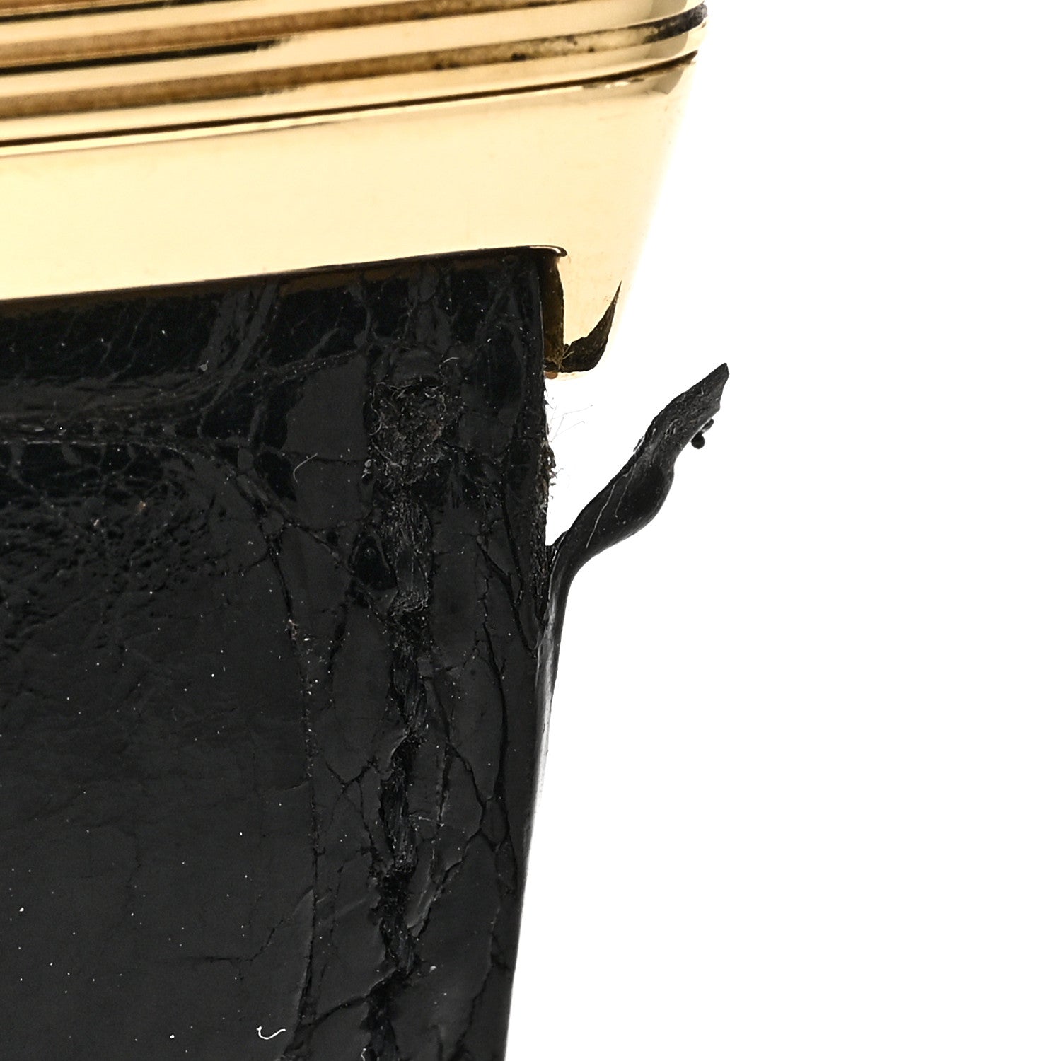 Jaeger-LeCoultre 18K Yellow Gold Alligator 23mm Reverso Classic Quartz Watch 250.11.11 5 of 5