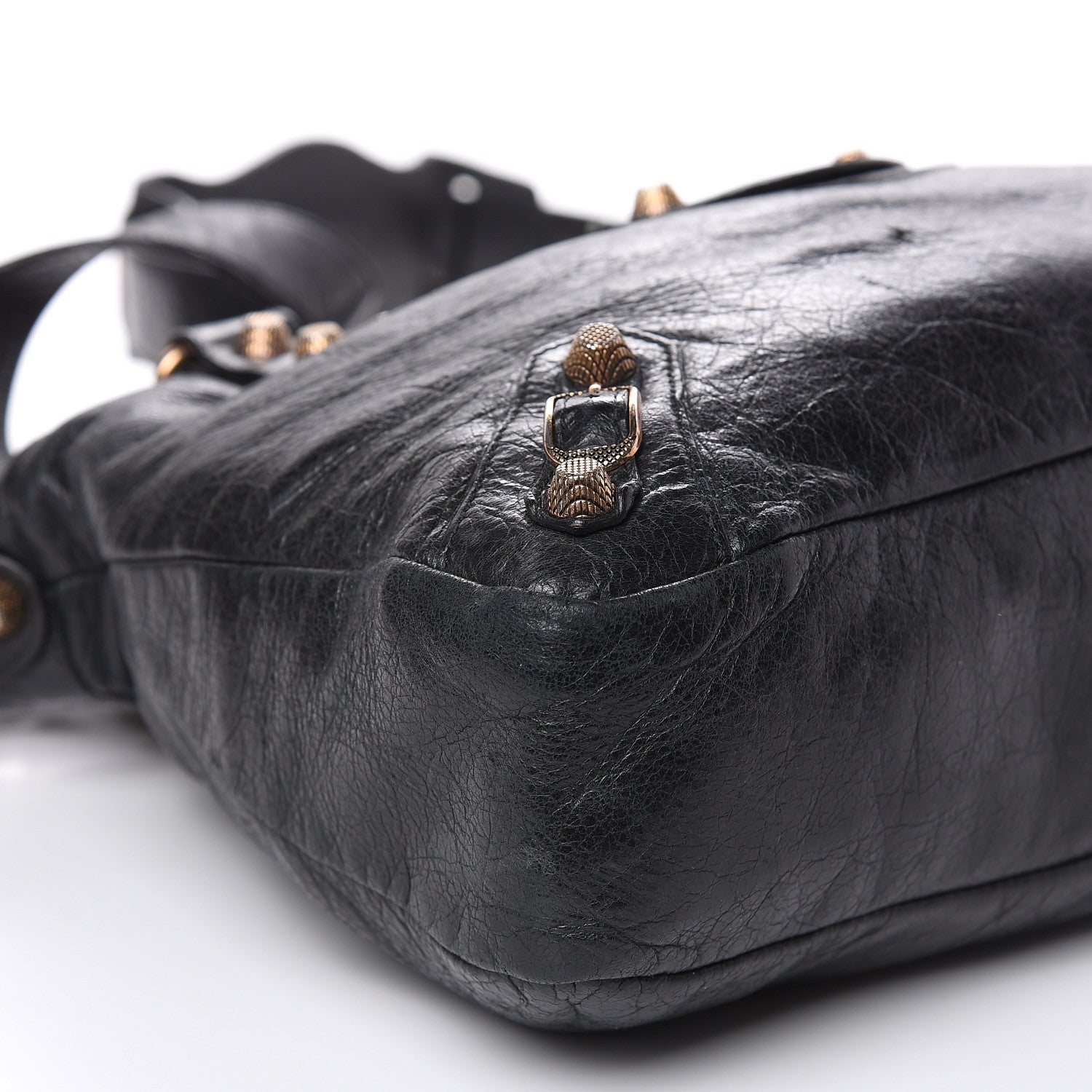 Balenciaga Agneau Giant 12 Rose Gold Hardware Town Black 9 of 16