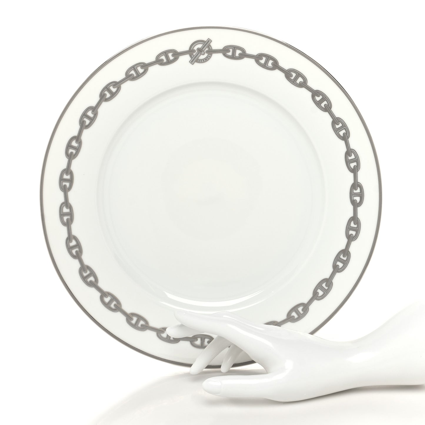 Porcelain Chaine d'Ancre Plate Set of 2