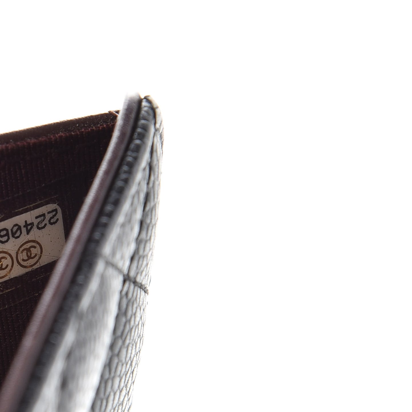 Caviar Quilted Yen Wallet Black