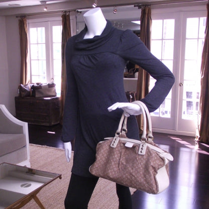 Louis Vuitton Mini Monogram Trapeze GM Beige 2 of 9