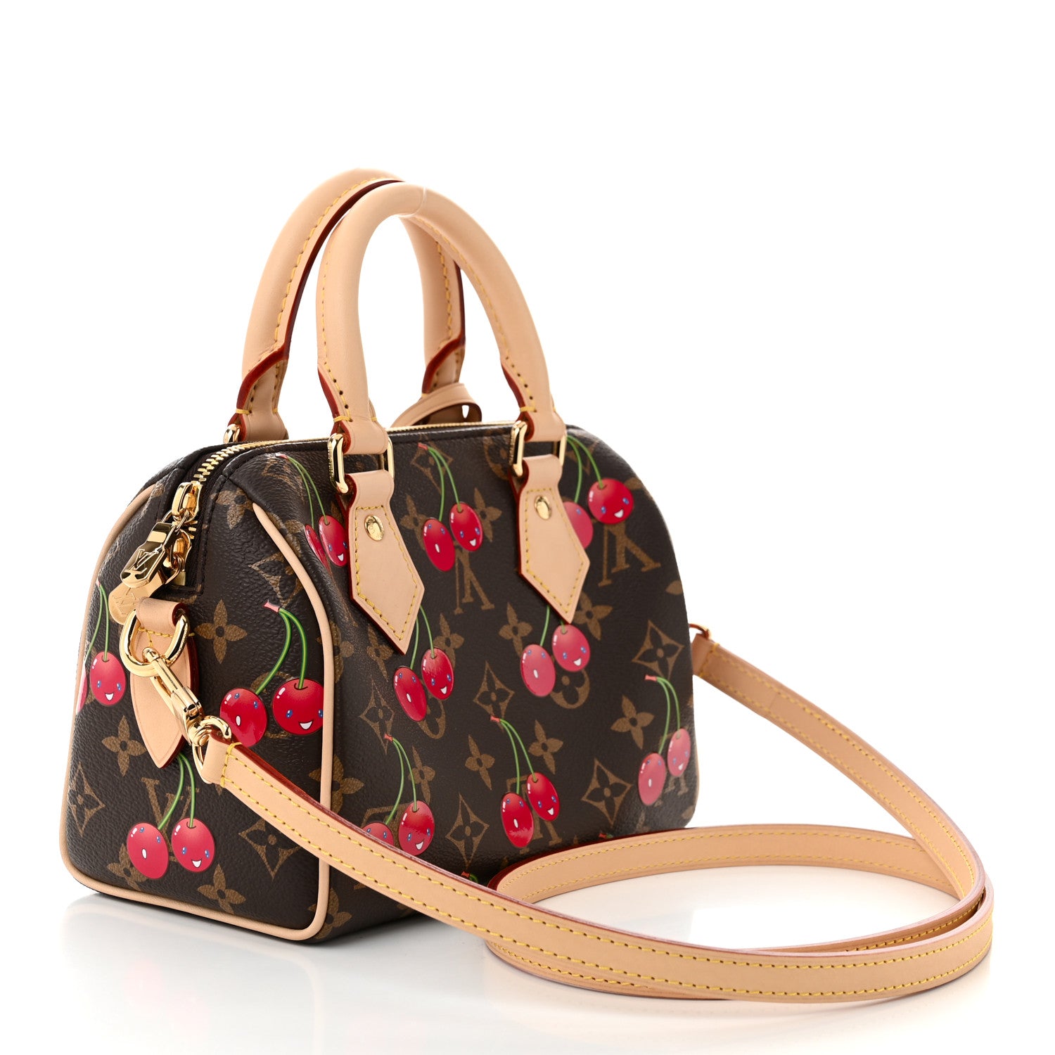 Louis Vuitton LV X TM Monogram Cerises Speedy Bandouliere 20 3 of 10