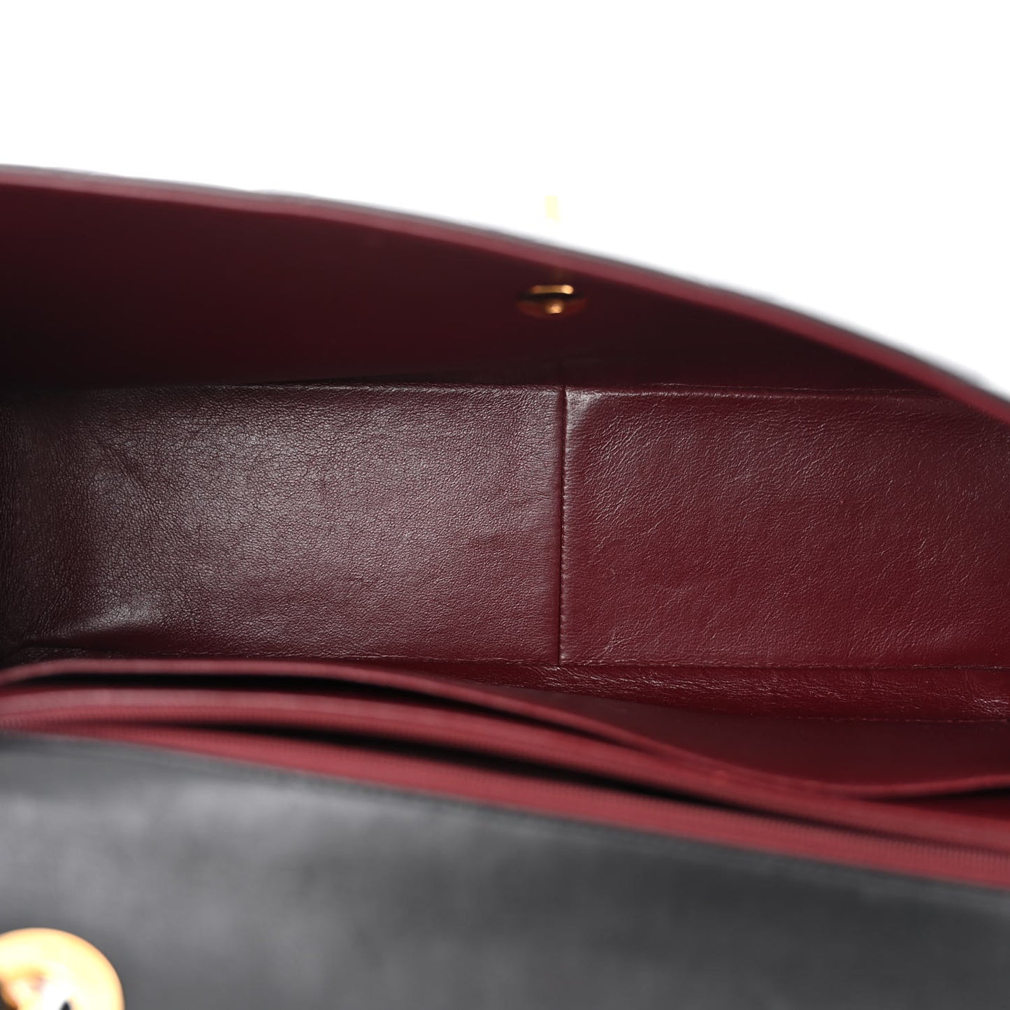 Lambskin Quilted XL Jumbo Single Flap Black