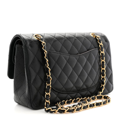 Chanel Caviar Quilted Medium Double Flap Black 3 of 11