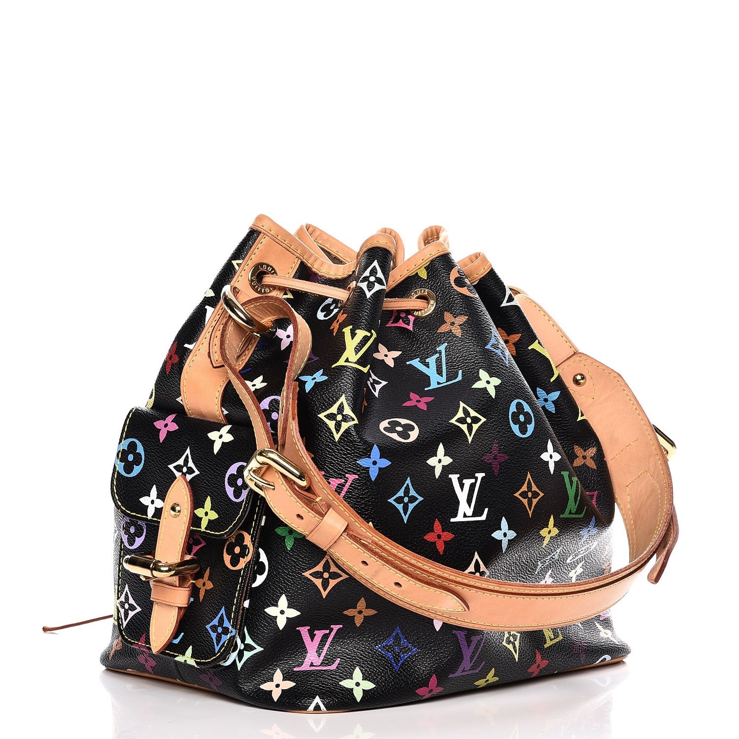 Monogram Multicolor Petit Noe Black