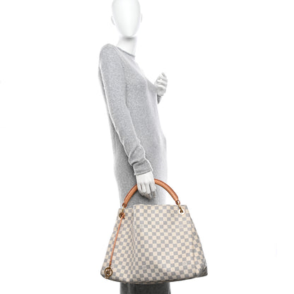 Louis Vuitton Damier Azur Artsy MM 2 of 10
