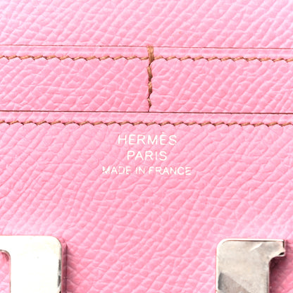 Hermes Epsom Constance Short Wallet 5P Pink 6 of 7