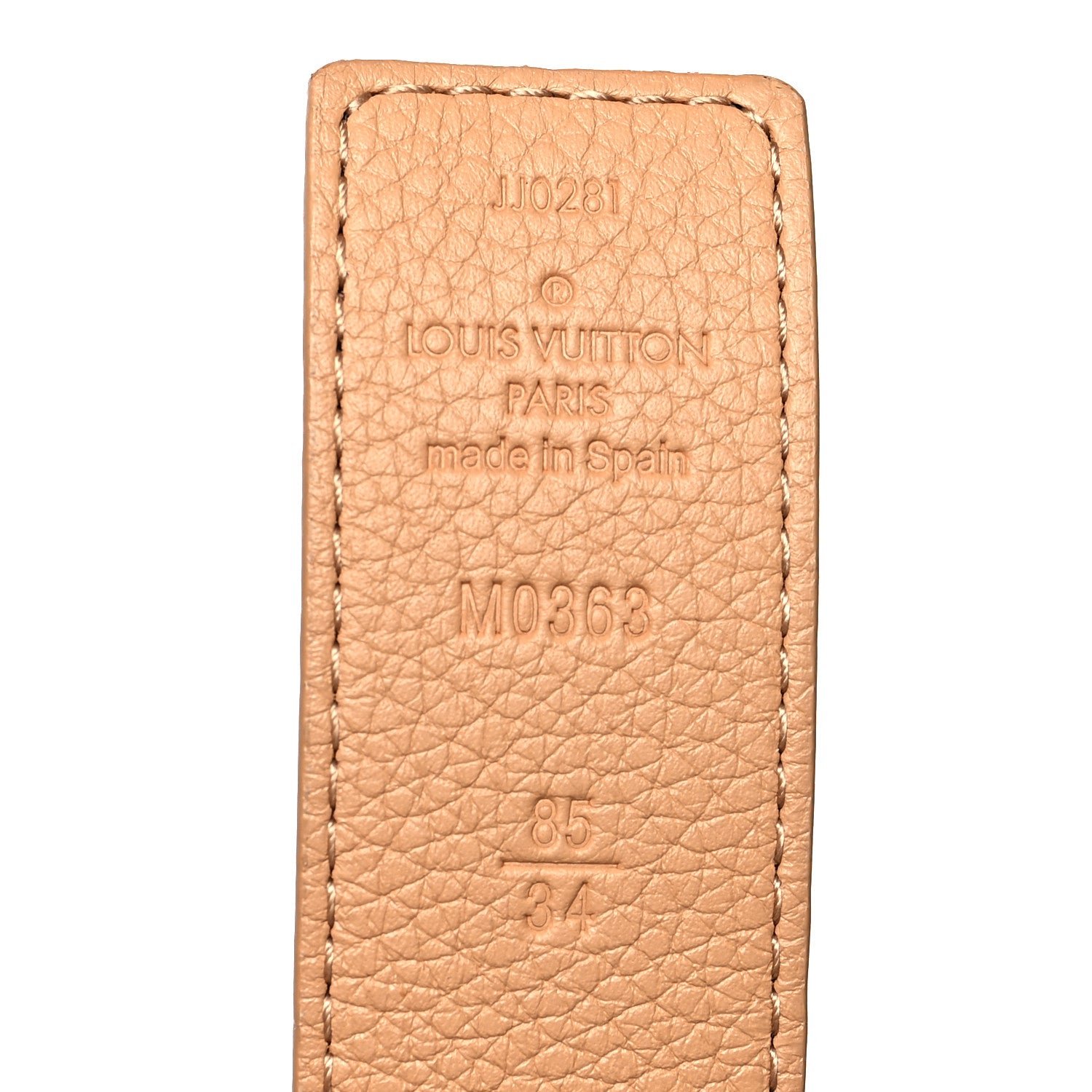Louis Vuitton Monogram Calfskin 30mm LV Initiales Reversible Belt 85 34 Arizona 3 of 5