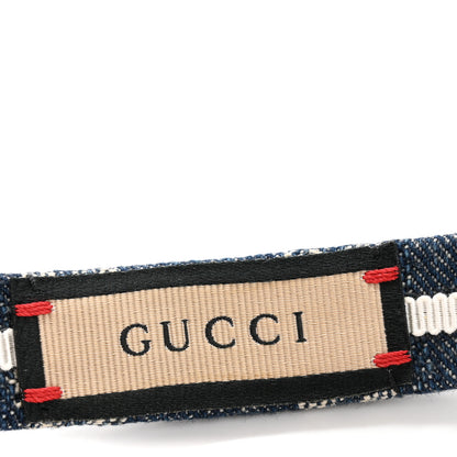Gucci Denim Monogram Headband Blue 5 of 6
