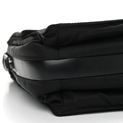 Prada Re-Nylon Vitello Padded Large Flap Shoulder Bag Black 9 of 11
