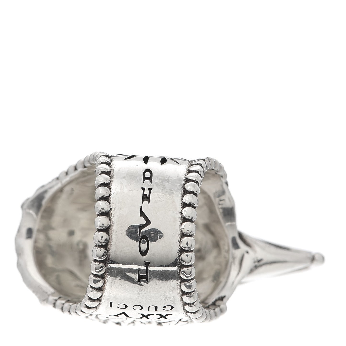 Sterling Silver Large Anger Forest Eagle Head Ring 53 6.25