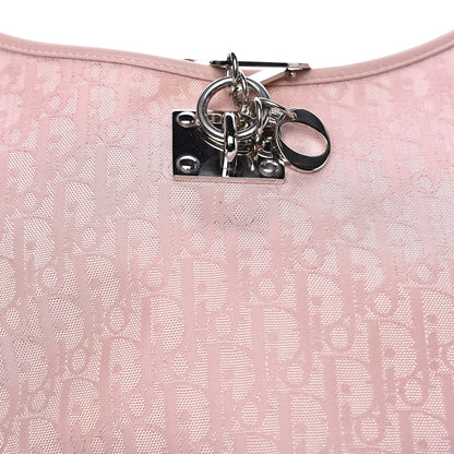 Christian Dior Nylon Monogram Lovely Hobo Rose Clair 12 of 13