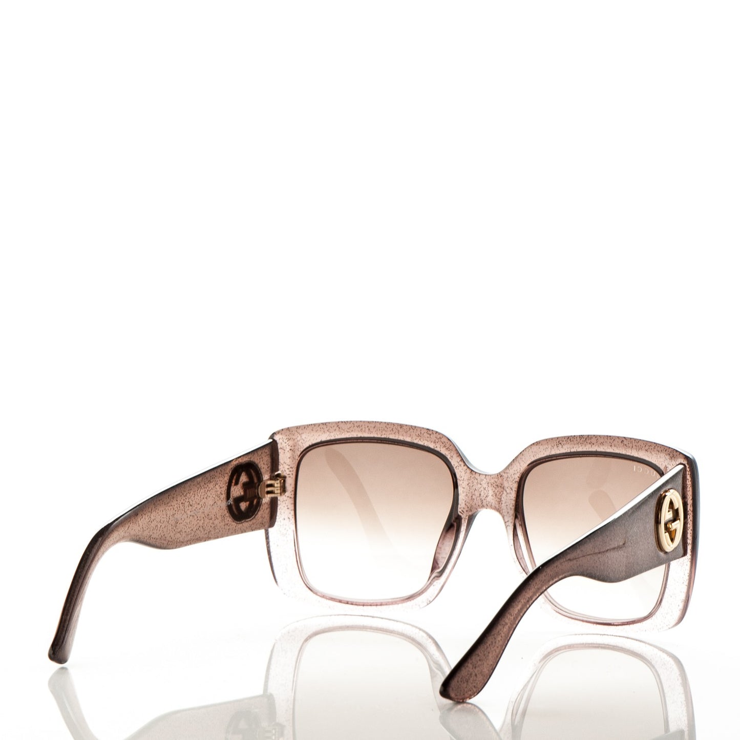 Glitter Square Optyl Sunglasses 3814/S Brown Pink