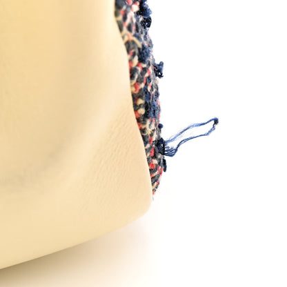 Chanel Tweed Quilted Medium Single Flap Blue Multicolor 17 of 17