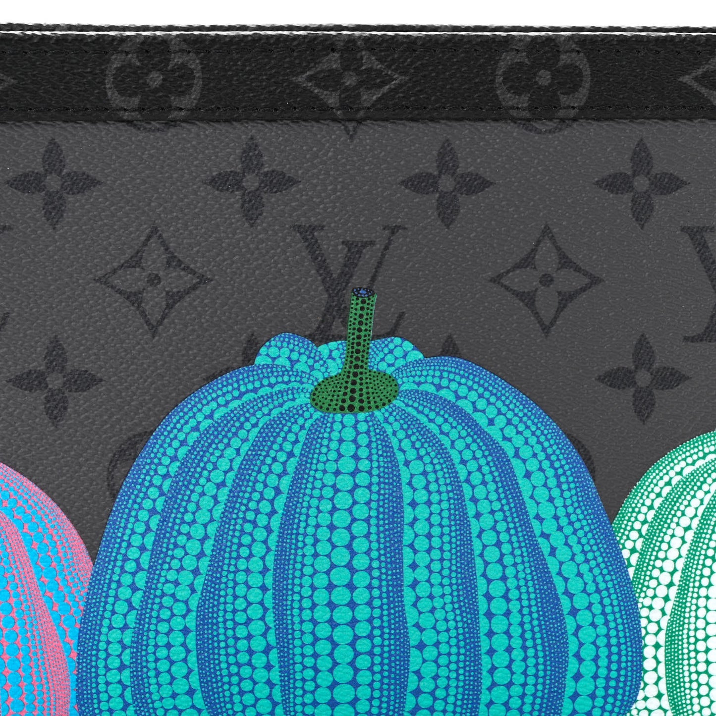 LV X YK Monogram Eclipse Reverse Pumpkin Gaston Wearable Wallet