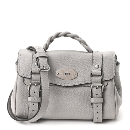 Mulberry Heavy Grain Mini Alexa Pale Grey 1 of 10