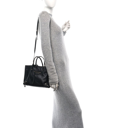 Balenciaga Veau Papier A6 Zip Around Tote Black 2 of 14
