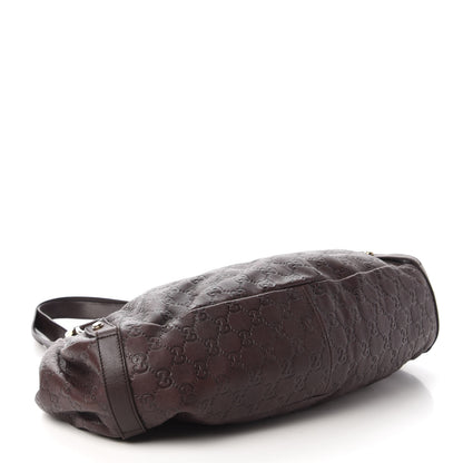 Gucci Guccissima Medium Abbey Shoulder Bag Chocolate 4 of 10