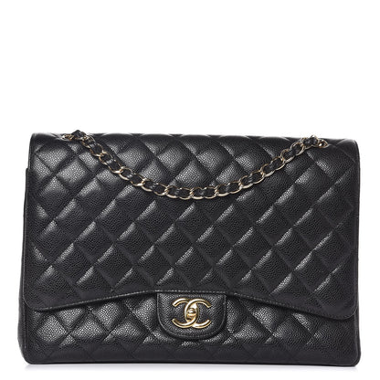 Chanel Caviar Quilted Maxi Double Flap Black 1 of 10