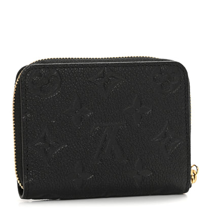 Louis Vuitton Empreinte Zippy Coin Purse Black 3 of 9