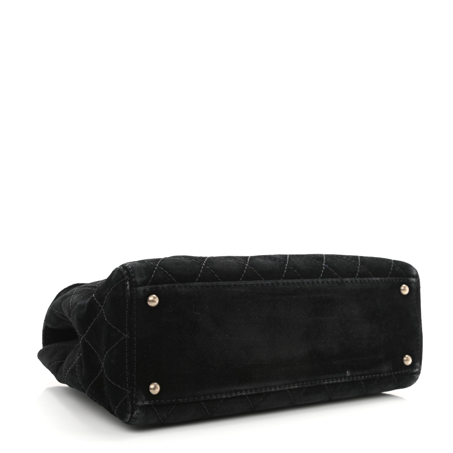 Chanel Suede Jumbo Single Flap Black 4 of 11