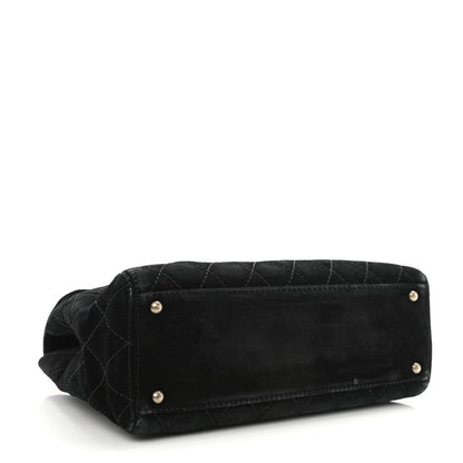 Chanel Suede Jumbo Single Flap Black 4 of 11