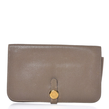Hermes Togo Dogon Combined Wallet Etoupe 1 of 15