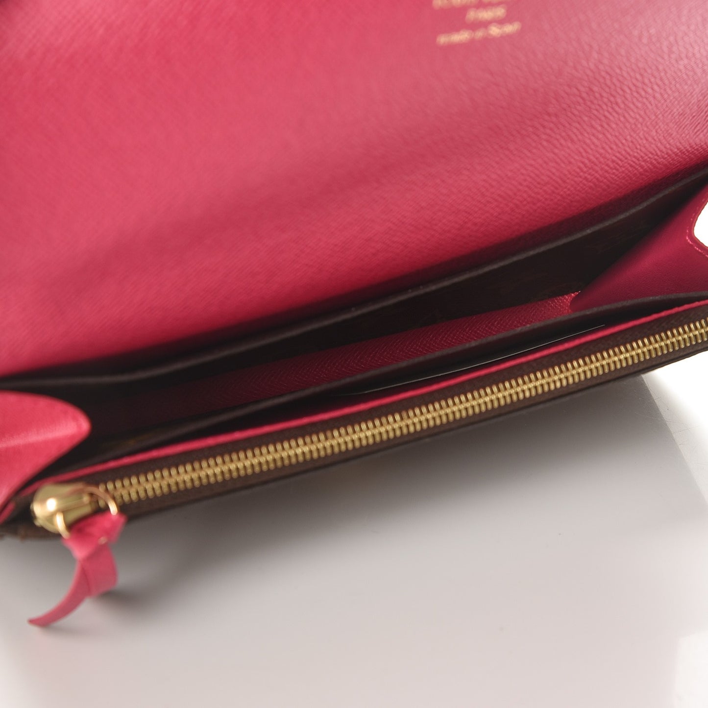 Monogram Emilie Wallet Hot Pink