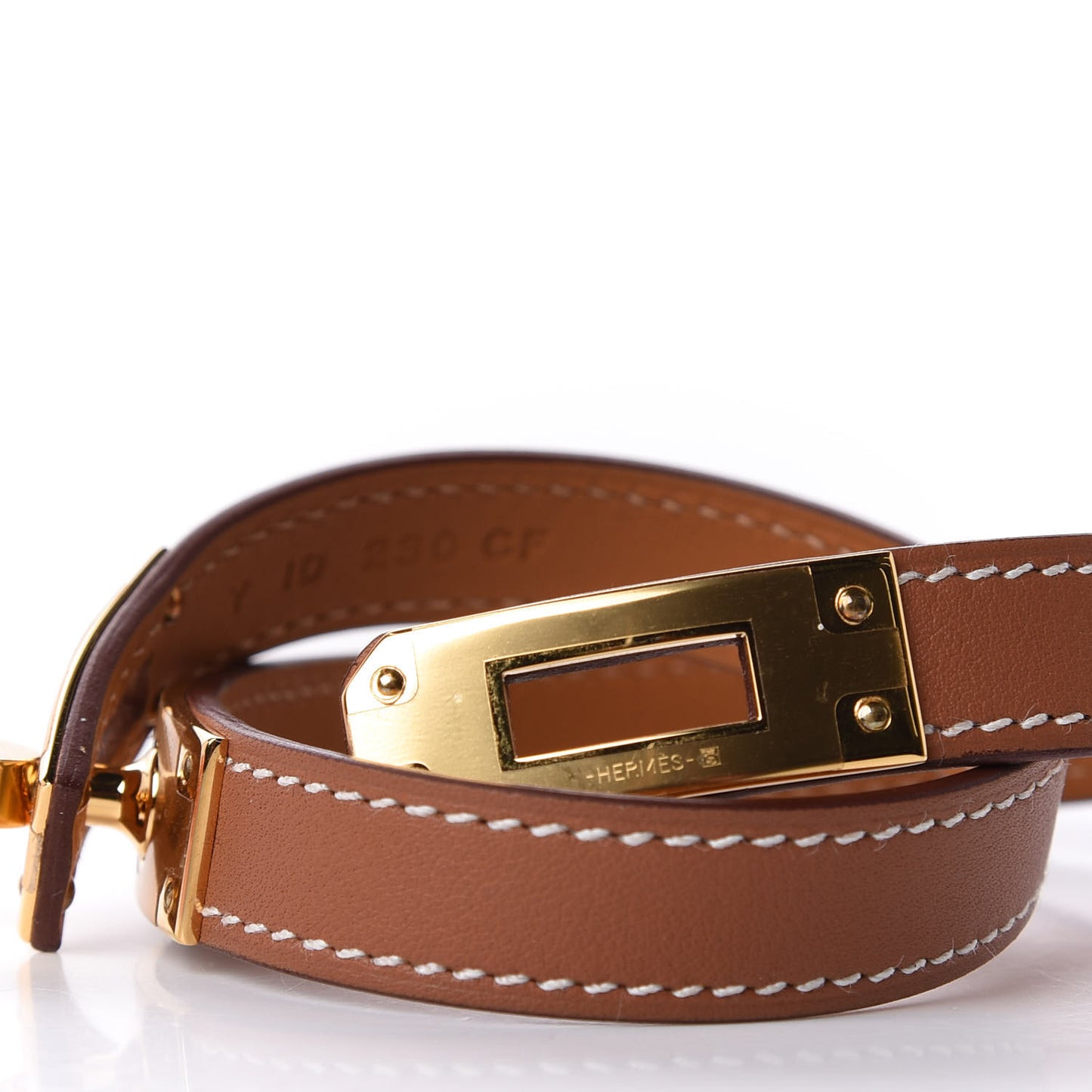 Swift Kelly Double Tour Bracelet T3 Gold