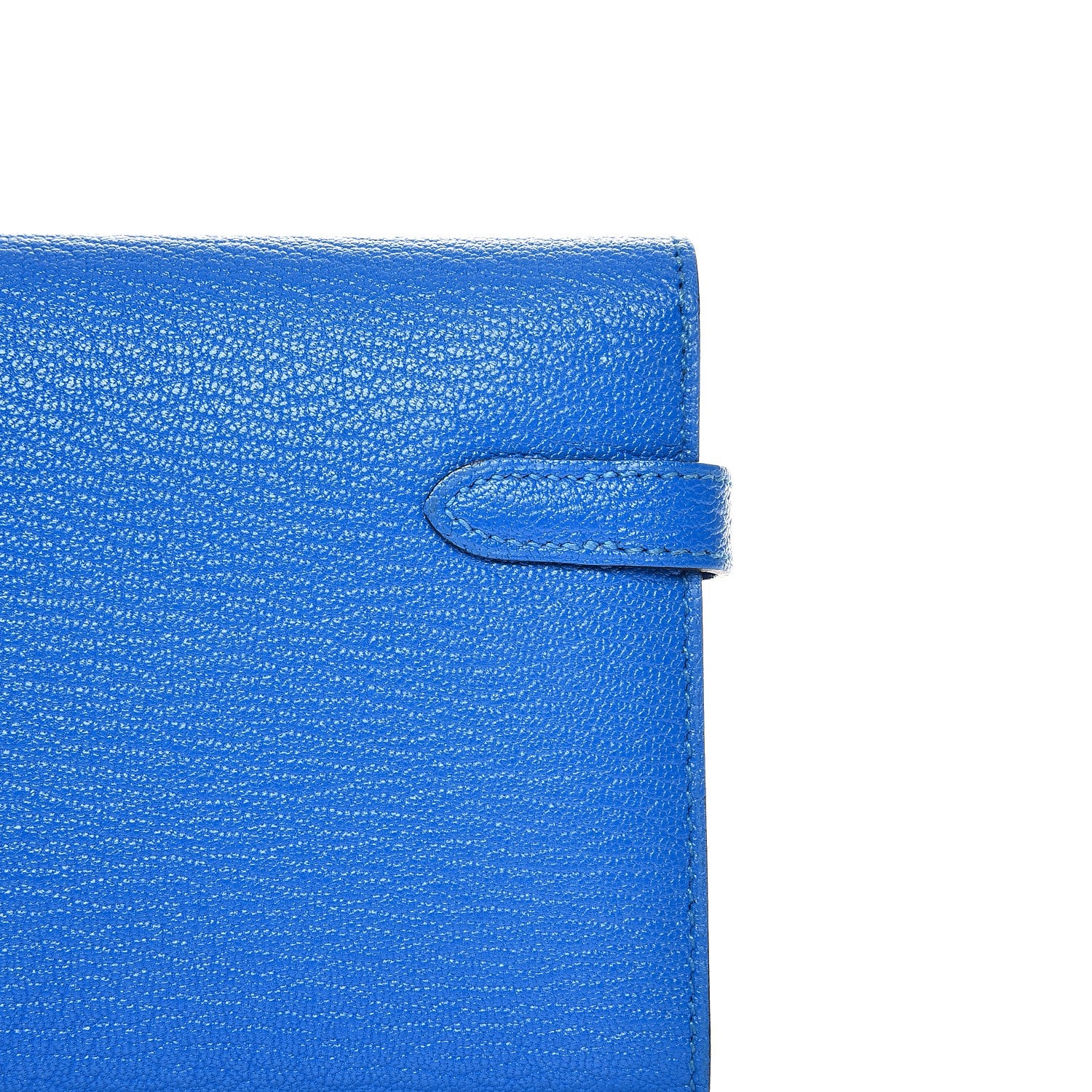 Hermes Chevre Mysore Kelly Longue Wallet Bleu Hydra 13 of 13