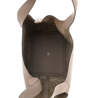 Hermes Taurillon Maurice Picotin Lock 22 MM Gris Asphalte 5 of 12