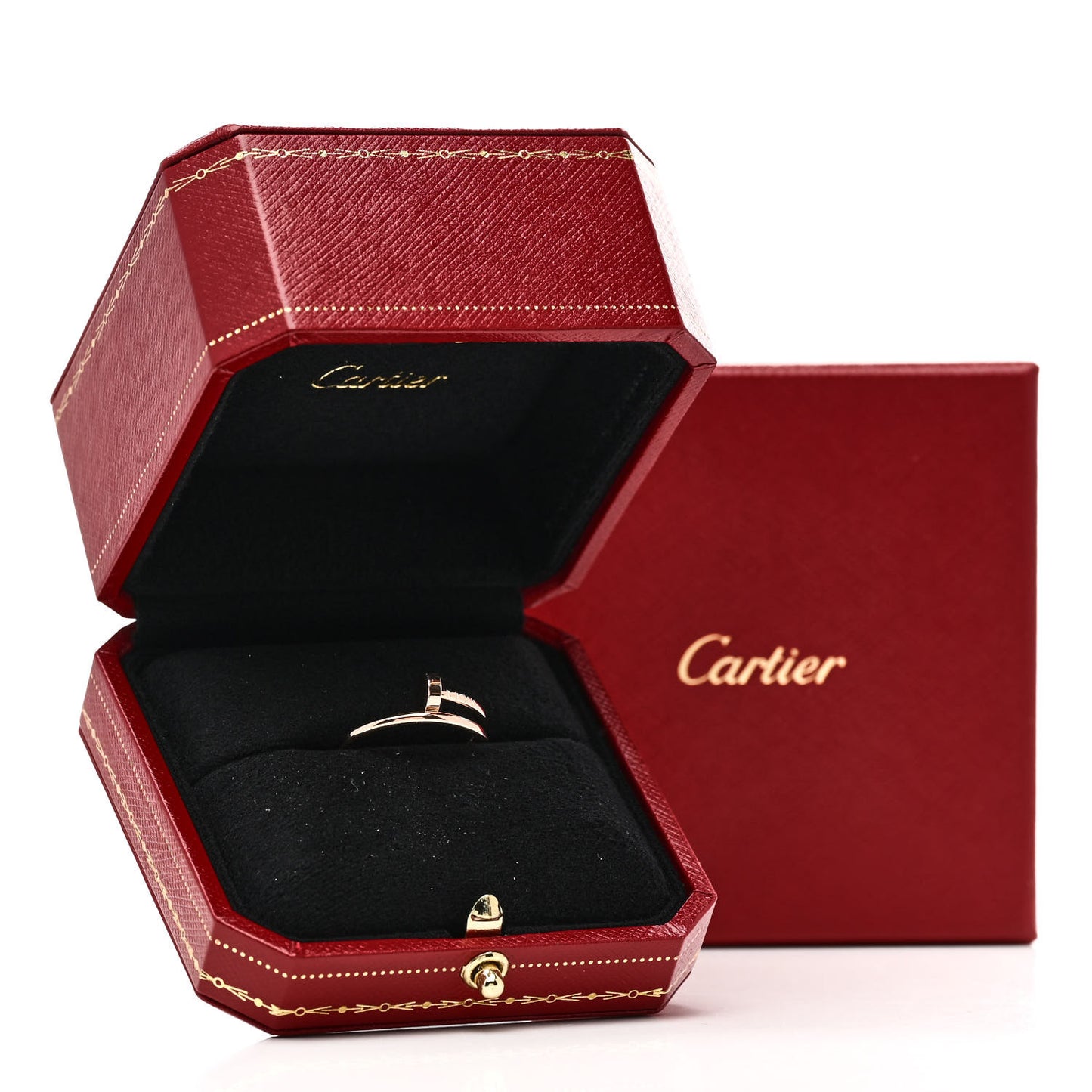 18K Pink Gold Small Juste Un Clou Ring 56 7.5