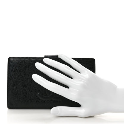 Chanel Caviar Timeless CC French Wallet Black 2 of 7
