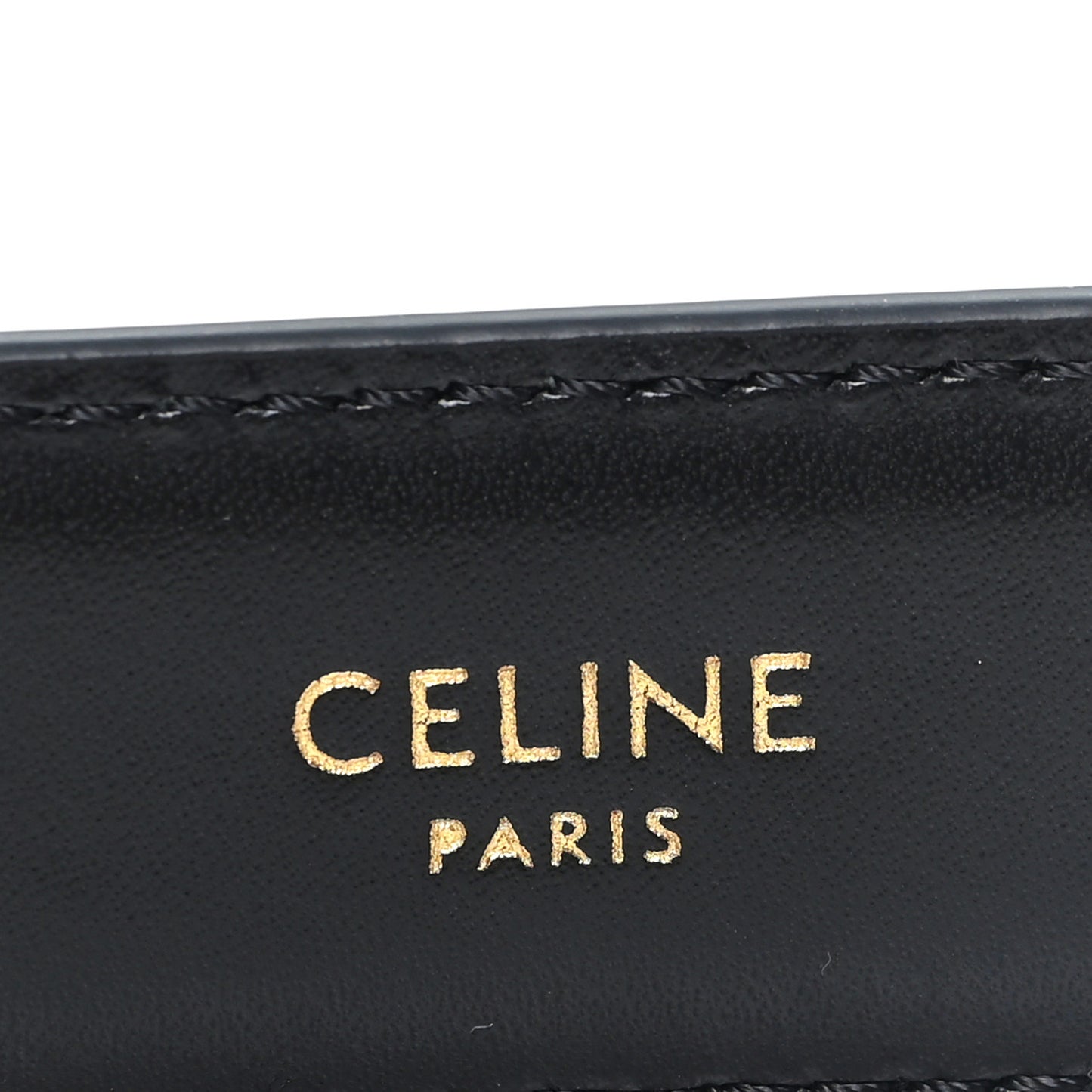 Box Calfskin Medium 25mm Triomphe Belt Black 80 32 Black