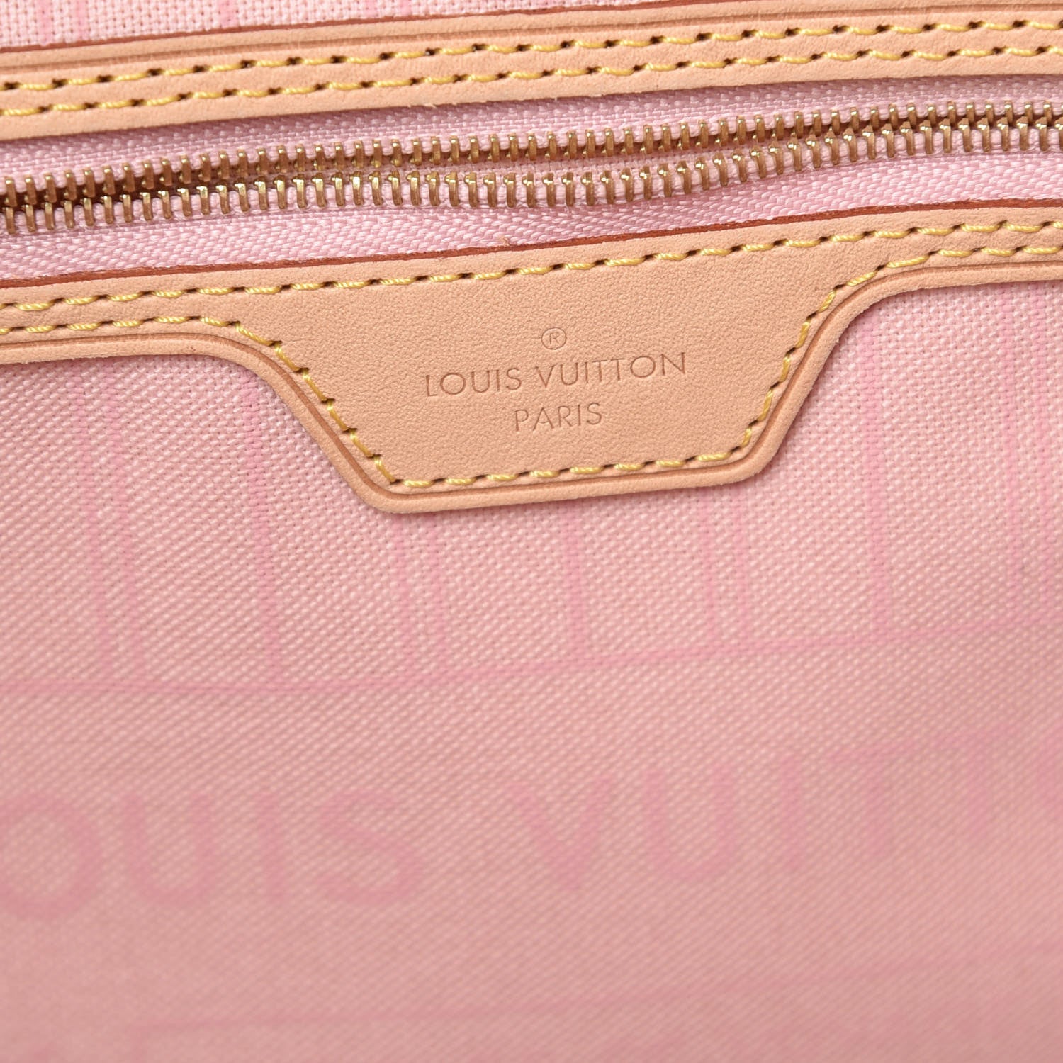 Louis Vuitton Damier Azur Neo Neverfull MM Rose Ballerine 7 of 12