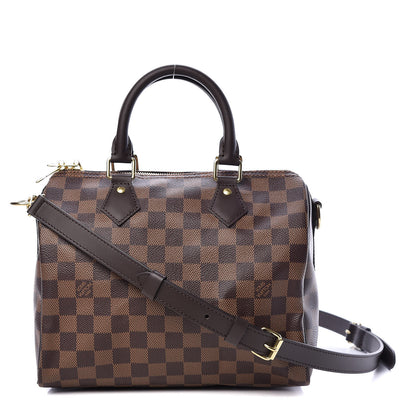 Louis Vuitton Damier Ebene Speedy Bandouliere 25 1 of 12