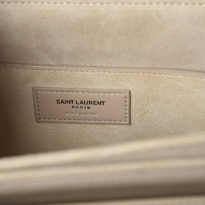 Saint Laurent Calfskin Medium Bellechasse Satchel Beige 5 of 9