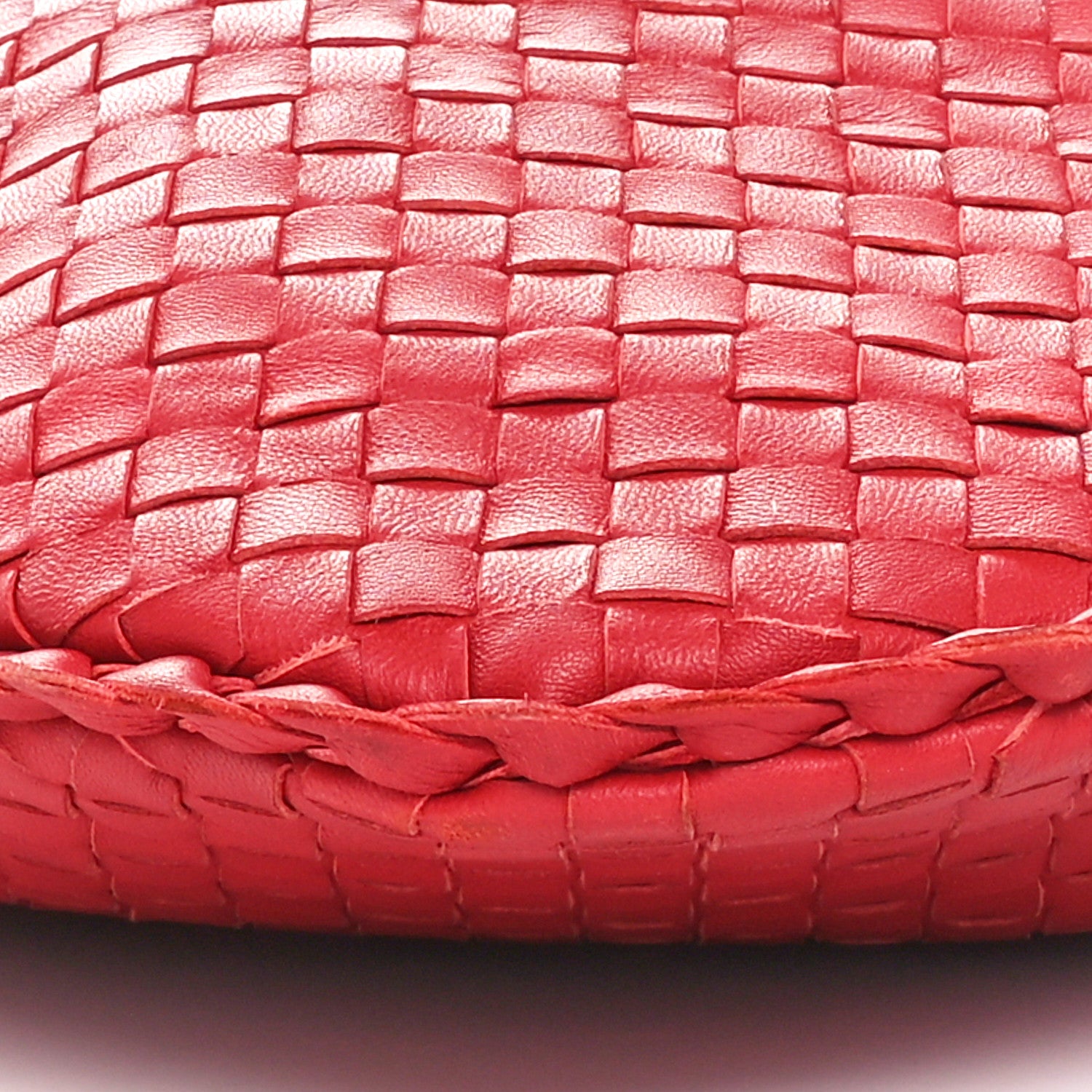 Bottega Veneta Nappa Intrecciato Medium Veneta Hobo Red 10 of 12