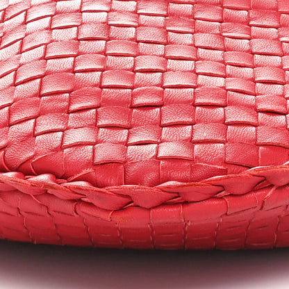 Bottega Veneta Nappa Intrecciato Medium Veneta Hobo Red 10 of 12