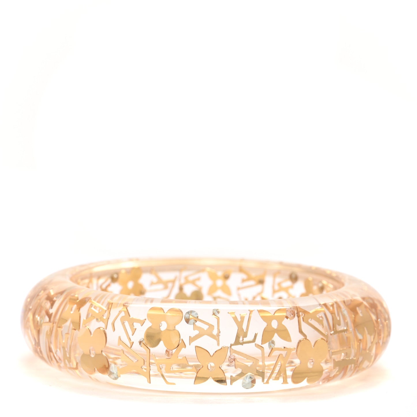 Resin Swarovski Medium Inclusion Bracelet GM Transparent