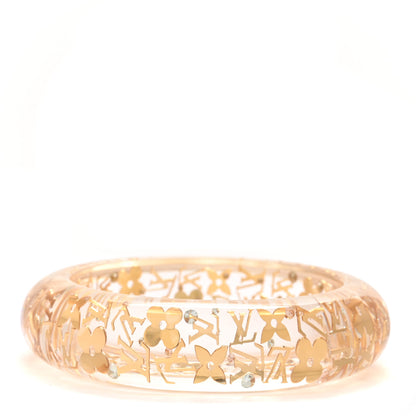 Louis Vuitton Resin Swarovski Medium Inclusion Bracelet GM Transparent 3 of 4