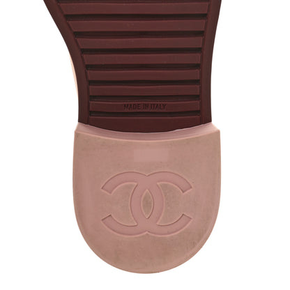 Chanel Lambskin Quilted CC Turnlock Loafers 35.5 Dark Pink 8 of 12