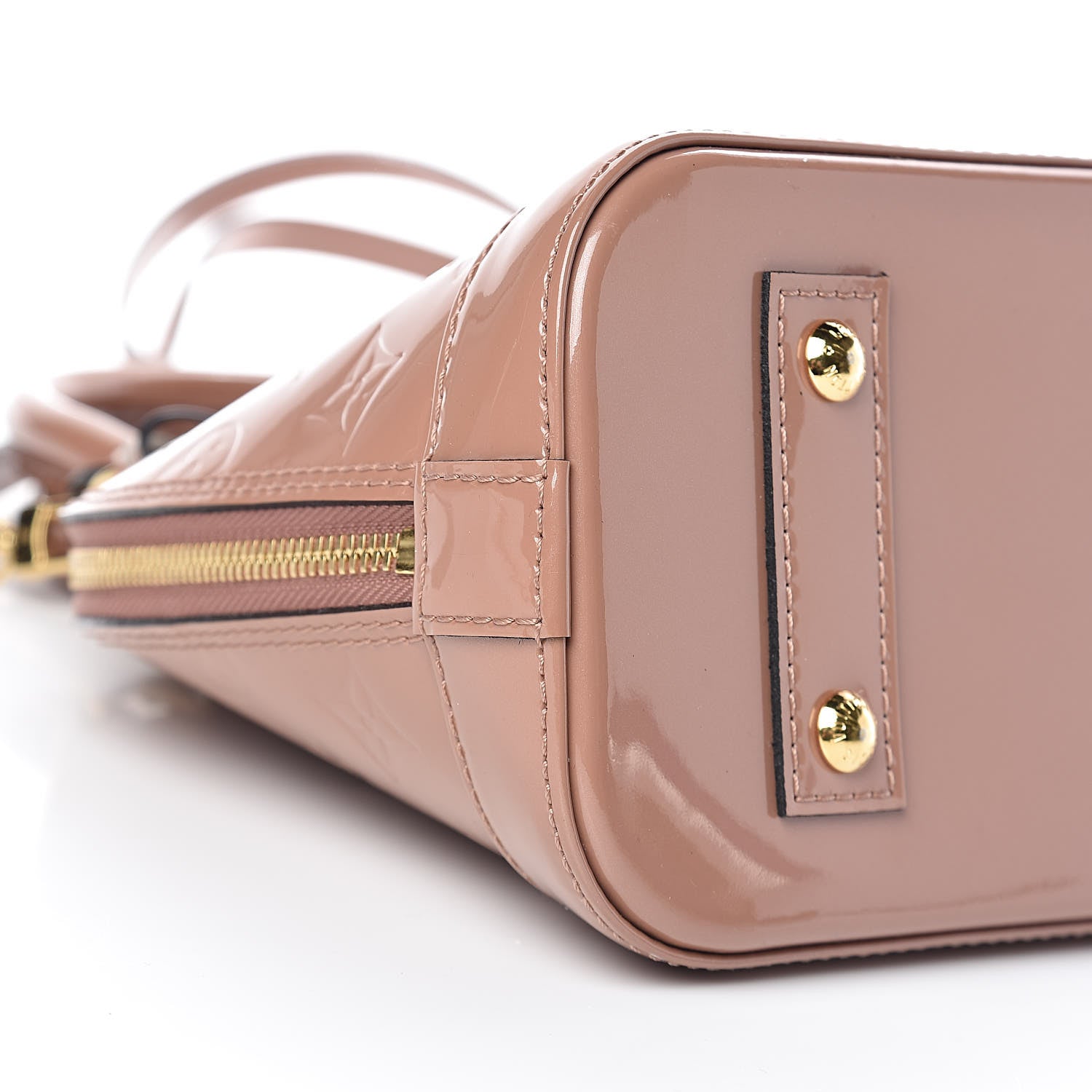 Louis Vuitton Vernis Alma BB Rose Velours 5 of 9
