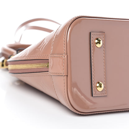 Louis Vuitton Vernis Alma BB Rose Velours 5 of 9