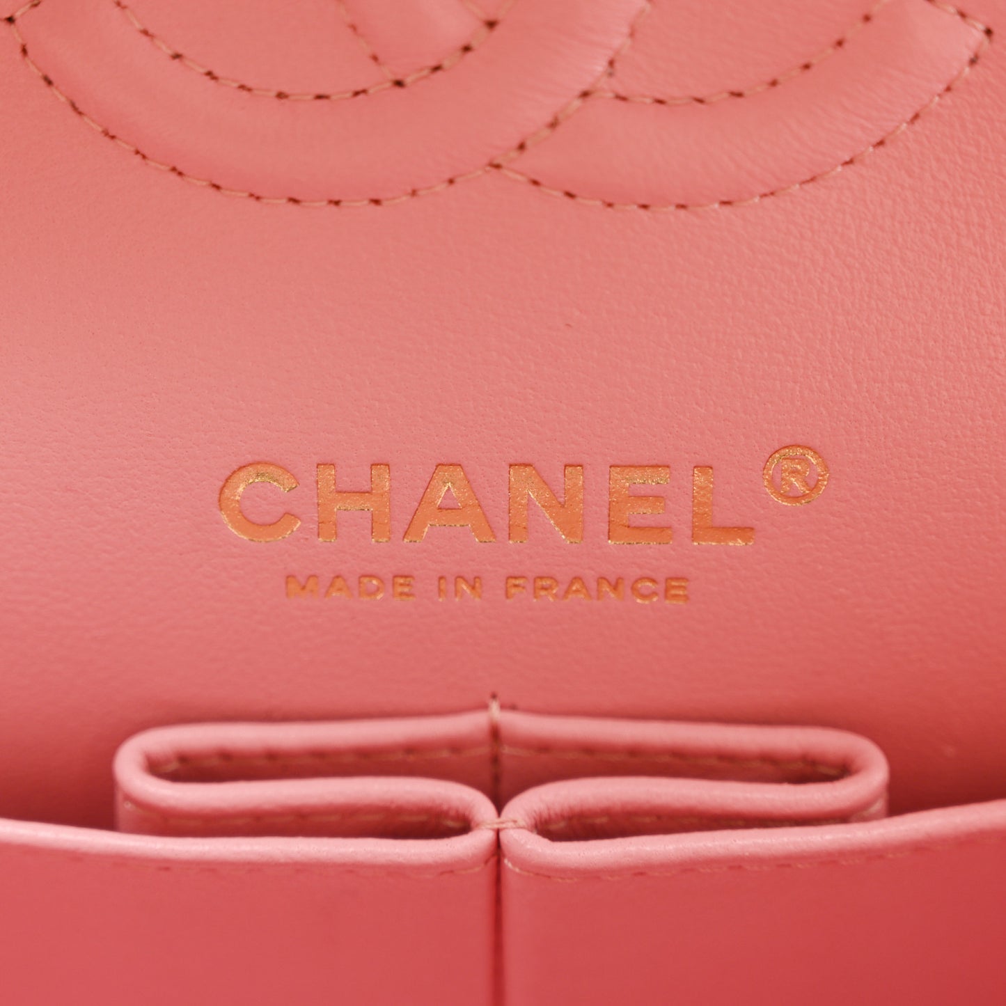 Caviar Quilted Small Double Flap Pink