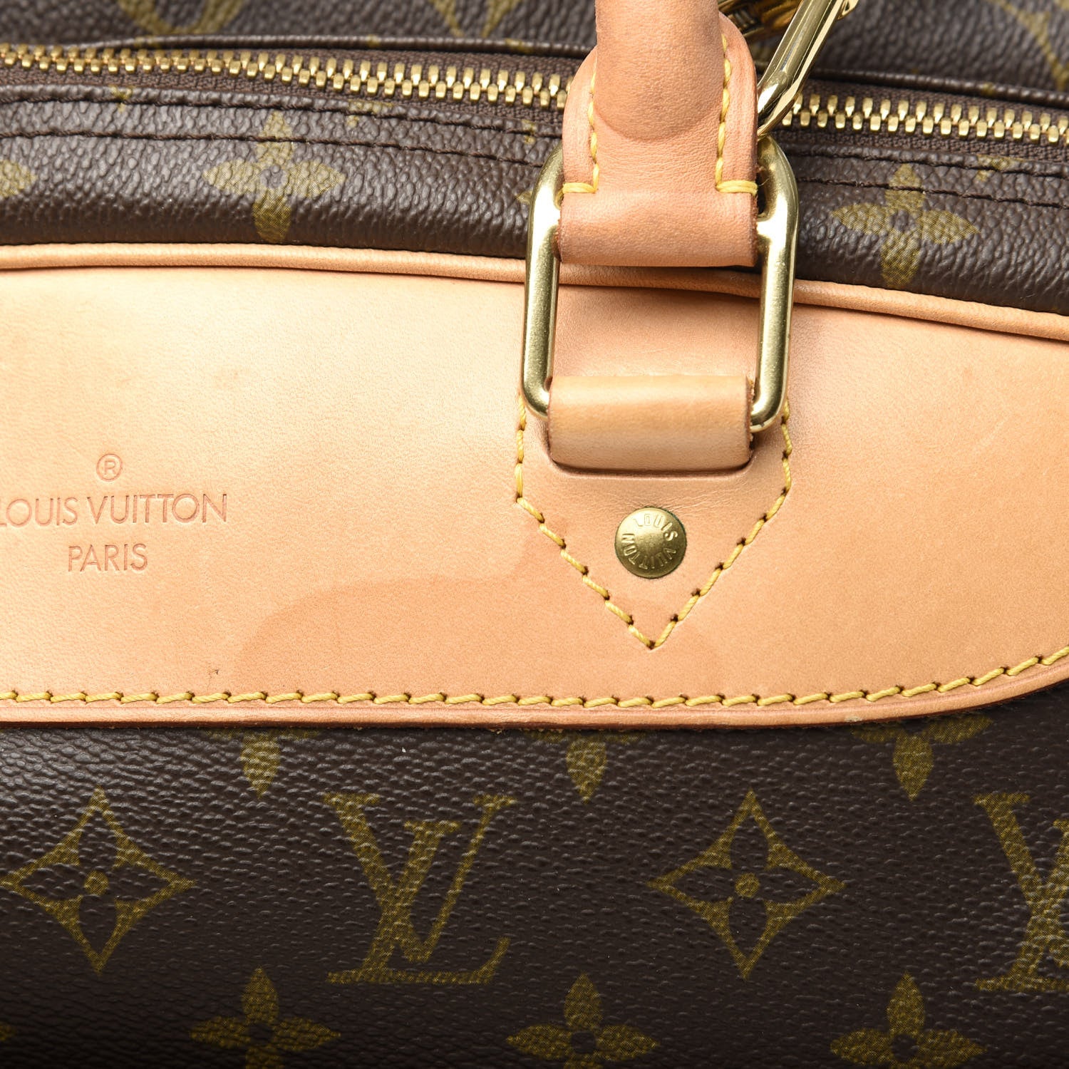 Louis Vuitton Monogram Alize 2 Compartment Luggage Travel Bag 11 of 16