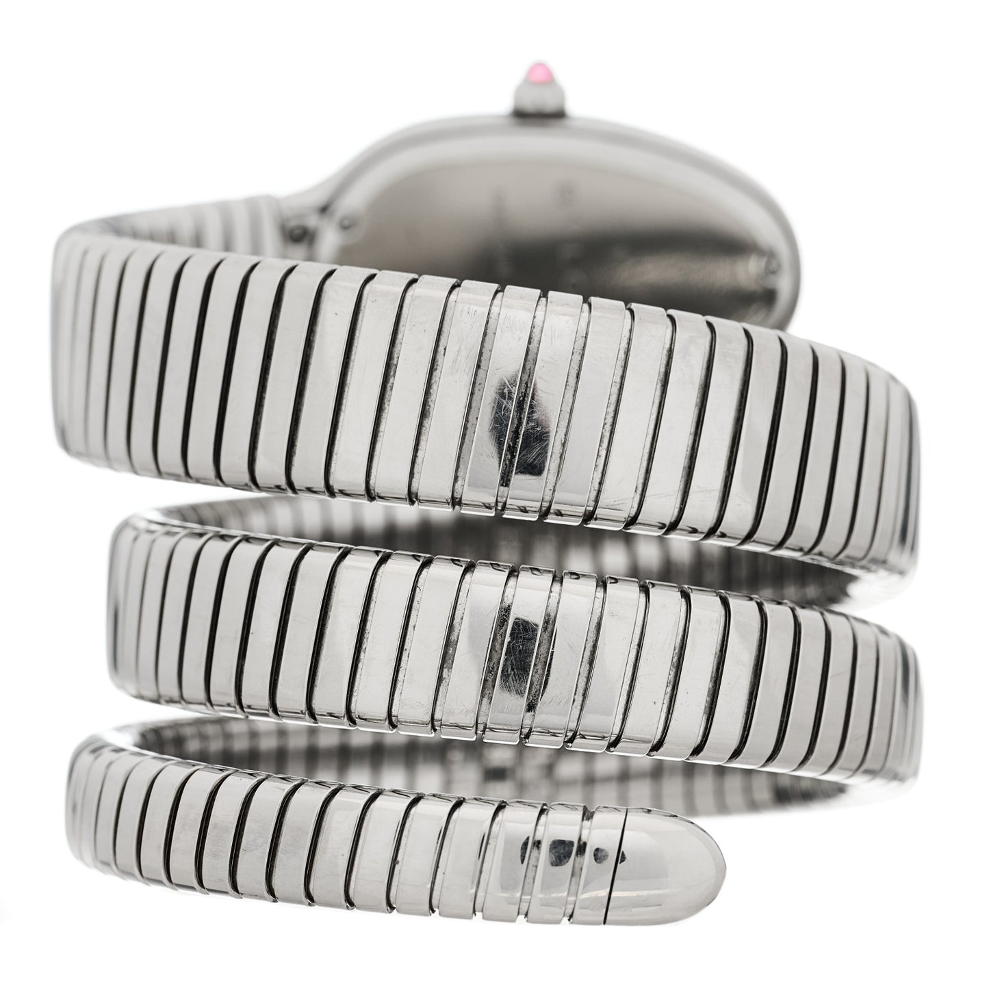 Stainless Steel 35mm Serpenti Tubogas Double Spiral Quartz Watch