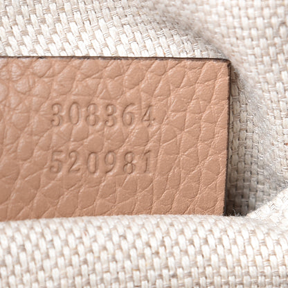 Gucci Pebbled Calfskin Small Soho Disco Bag Camelia 7 of 13
